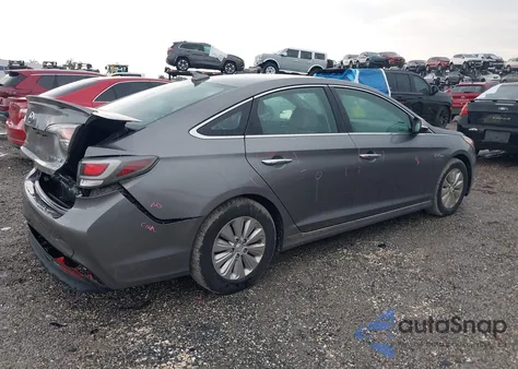 2017 Hyundai Sonata Hybrid Se из США, поврежденный, VIN KMHE24L36HA075462